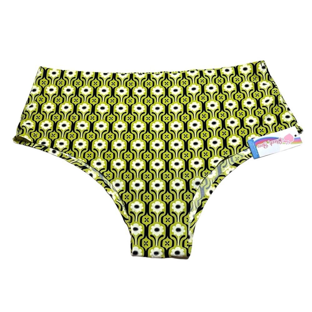Cheek Boss Cheeky Panty Retro Flowers Size 4XL